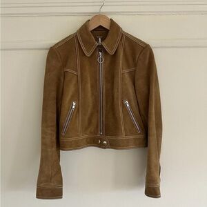 Free People Brown Suede Women's Jacket XS